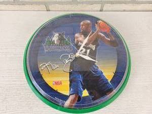 lot 244 image: Minnesota Timberwolves Kevin Garnett Wall Clock - Works