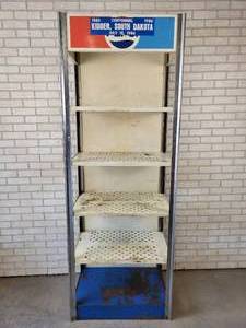lot 54 image: Vintage Steel Pepsi-Cola Store Display Shelf - NO SHIPPING