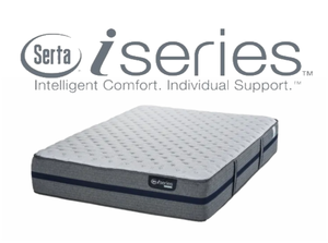 lot 10 image: Brand New Serta iSeries Hybrid 100 13.5 Firm King Mattress