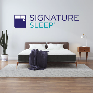 lot 13 image: Brand New Signature Sleep by DHP 12 Medium Firm Memory Foam King Mattress