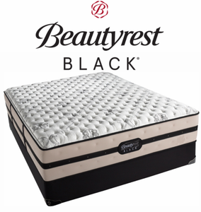 lot 10 image: Brand New Simmons Beautyrest Black Ansleigh Plush Firm King Mattress