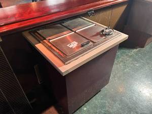 lot 7 image: Four Compartment Commercial Cooler - 34W x 36H x 32D - Working Condition