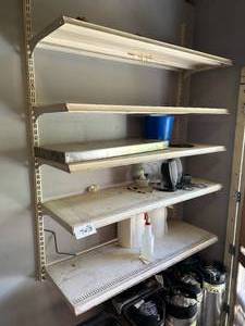 lot 74 image: Steel Storage Shelf Unit - 48W x 67H x 16D