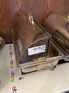 lot 77 image: Stainless Steel Chafing Dish - 24W x 14D x 20H