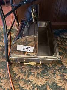lot 81 image: Stainless Steel Chafing Dish - 24W x 14D x 20H