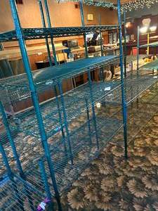 lot 127 image: 48W x 18D x 74H Steel Wire Shelving