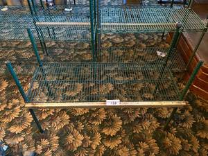 lot 133 image: 48W x 18D x 34H Steel Wire Shelving