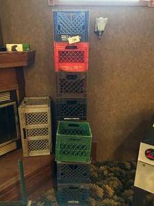 lot 134 image: Lot of 11 Milk Crates