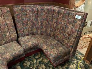 lot 155 image: Restaurant Seating Booth - 41W x 48D x 48H -