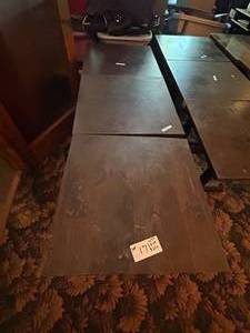 lot 171 image: 3 Wooden Dining Tables 24W 24D 30H