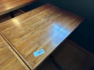 lot 178 image: Pure Hardwood Table 42W 32D 29 H