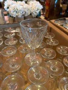lot 235 image: Assorted Lot of 28 Fluted Glasses