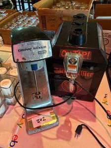 lot 242 image: Lot of Jgermeister & Drink Mixer. Jgermeister needs Repair
