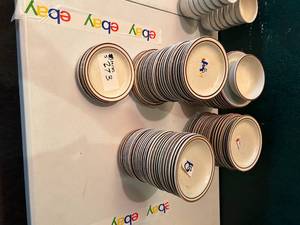 lot 273 image: Stack of Assorted Plates