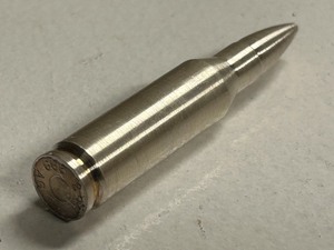 2oz Exact Replica .308 Rifle Silver Bullet Bullion
