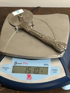 Sheffield Silver Co. Silver-Plate Pizza Cutter
