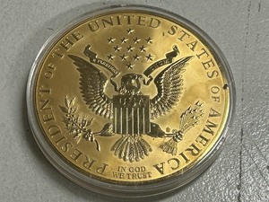 Large George Washington Tribute  Commemorative Medal