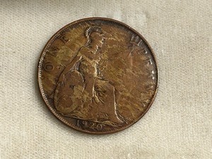 1920 One-Penny Coin