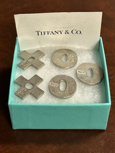 Tiffany & Co. 5-Piece XO Charm Set With Box