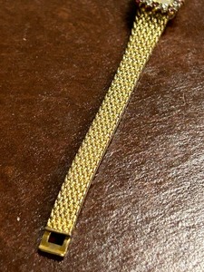 Jules Jurgenson 211 Quartz Ladies Wristwatch With Stone Bezel