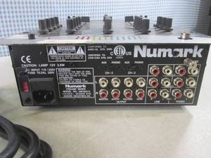 lot 12 image: (A-2) Numark DM3001X Preamp Mixer -...