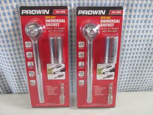 lot 24 image: (G-1) Lot of 2 3pc Universal Socket...