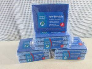 lot 25 image: (CS) 4 - 6-Packs Non-Scratch Scrubb...