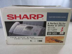 lot 76 image: (A-3) Sharp Fax Machine - Open Box ...