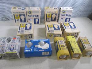 lot 103 image: (EW3) Assorted Packs of Light Bulbs...