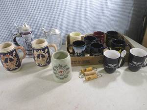 lot 120 image: (BS) Steins Mugs Cups...