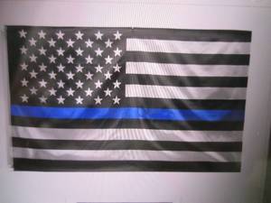 lot 152 image: (G-1) 3 ft x 5 ft Blue Line America...