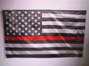 lot 153 image: (G-1) 3 ft x 5 ft Red Line American...