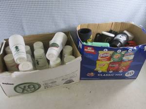 lot 168 image: (CSB) 2 Boxes of Water Bottles, Can...