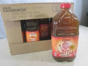 lot 197 image: (C-2) Case 8 Bottles Peach Sweet Le...
