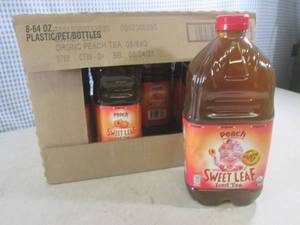 lot 198 image: (C-2) Case 8 Bottles Peach Sweet Le...