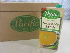 lot 201 image: (B-2) Case of 12 Organic Vegetable ...