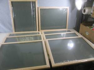 lot 270 image: (EW4) Lot of 8 Chalk Boards - Wood ...