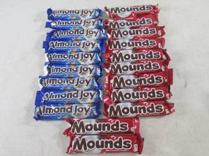 lot 292 image: (B-3) 9 Almond Joy and 11 Mounds Ca...