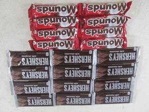 lot 293 image: (B-3) 12 Hersheys Milk Chocolate an...