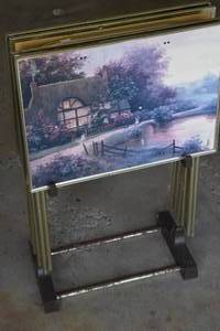 Vintage TV trays featuring Kincaid ...