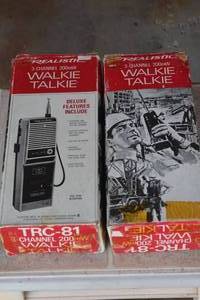 Vintage walkie talkies in original ...