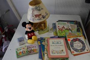 Lot of vintage Disney and other boo...