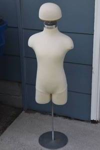 Child size display mannequin