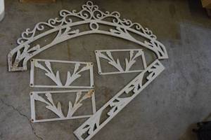Lot of cast iron decor