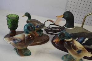 Lot of duck theme decor...