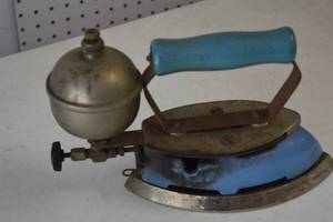 Coleman kerosene clothing iron...