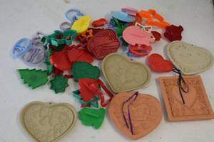 Vintage press molds and terra Cotta...