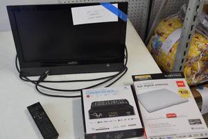 19 Vizio TV and converter  tuner ...