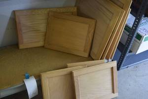 All oak cabinet doors, great for cr...