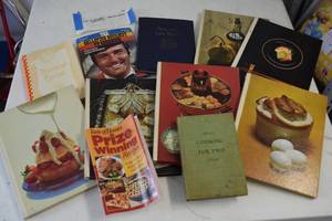 Vintage cookbooks dating back to th...
